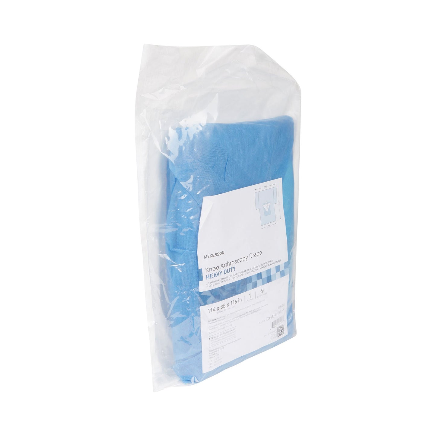 DRAPE, SURGICAL ORTHO KNEE HEAVY DUTY 114"X88"X116" (8/CS)