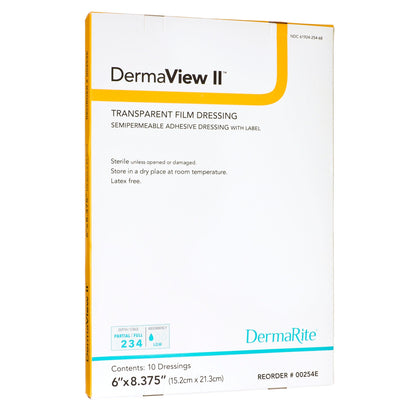 DRESSING, DERMAVIEW 6X8 (10/BX)