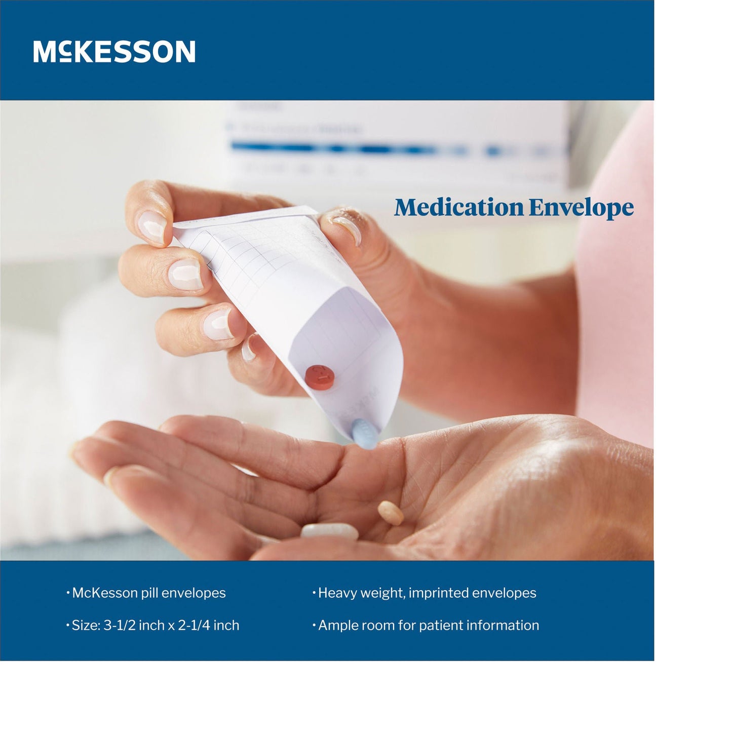 ENVELOPE, PILL PRINTED (100/PK10PK/BX)