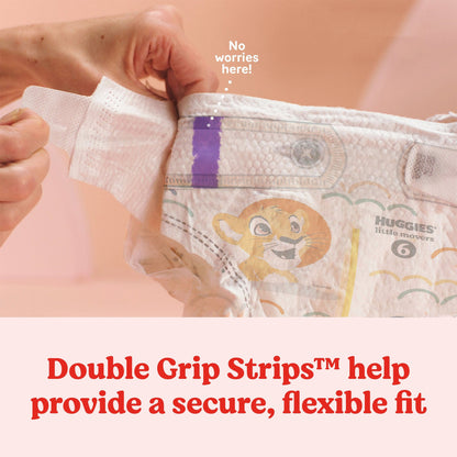 DIAPER, HUGGIES LITTLE MOVERS SZ7 (14/PK 4PK/CS)
