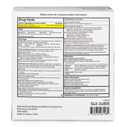 IBUPROFEN, TAB 200MG UD 200X2 X 12BX/CS)