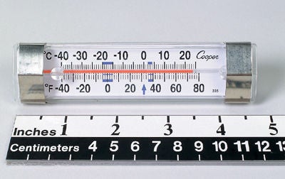 THERMOMETER, HORIZ F/REFRIGERATOR/FREEZER