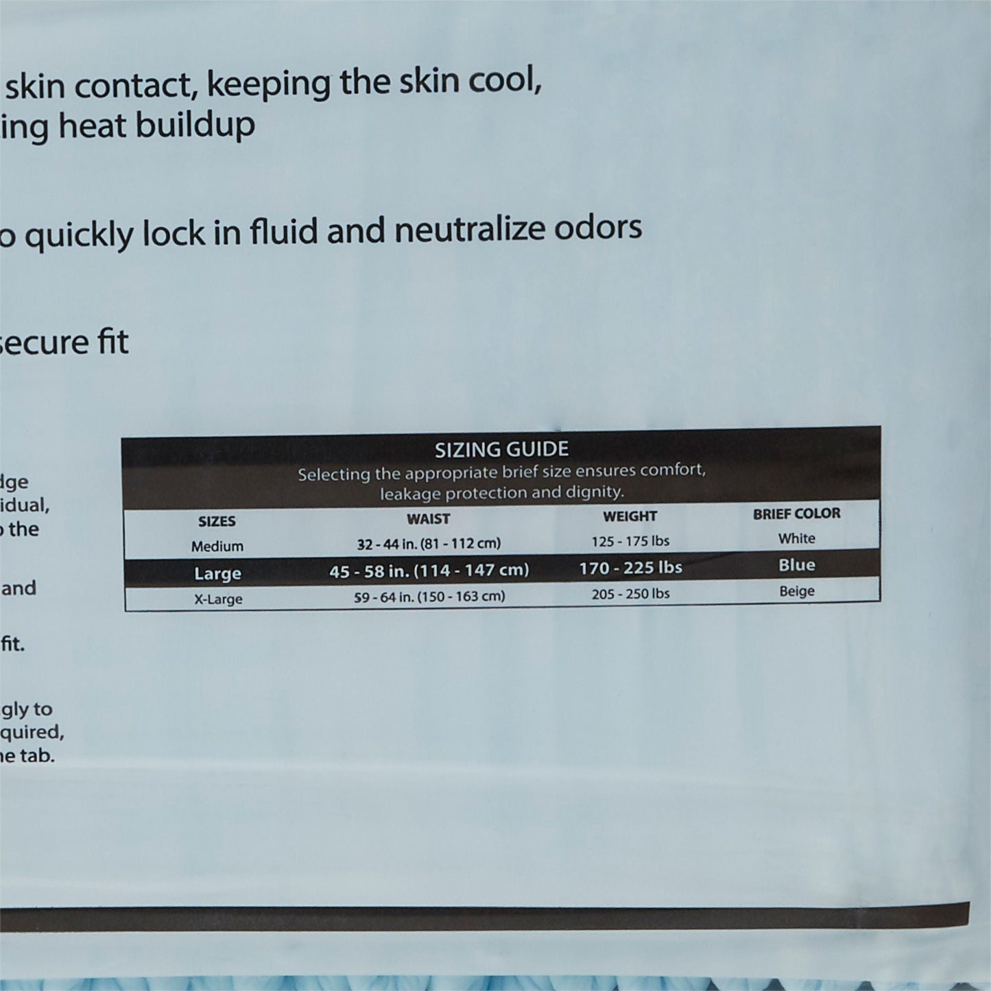 BRIEF, QUILTED SIMPLICITY ADLTLG (18/BG4BG/CS) KENICO