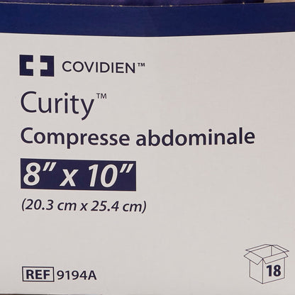 PAD, ABDN CURITY 8"X10" (18/TR12TR/CS) KENDAL