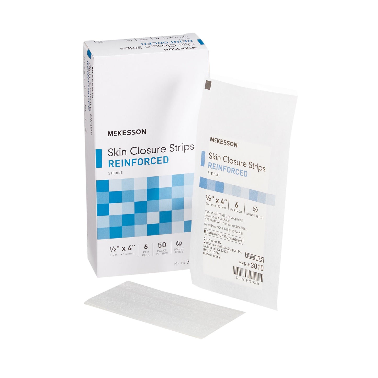 CLOSURE, SKIN REINF LF 1/2X4" (6/PK 50PK/BX 4BX/CS)