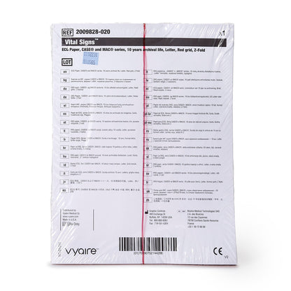PAPER, EKG PREMIUM 4PG RED (300/PK 8PK/CS)