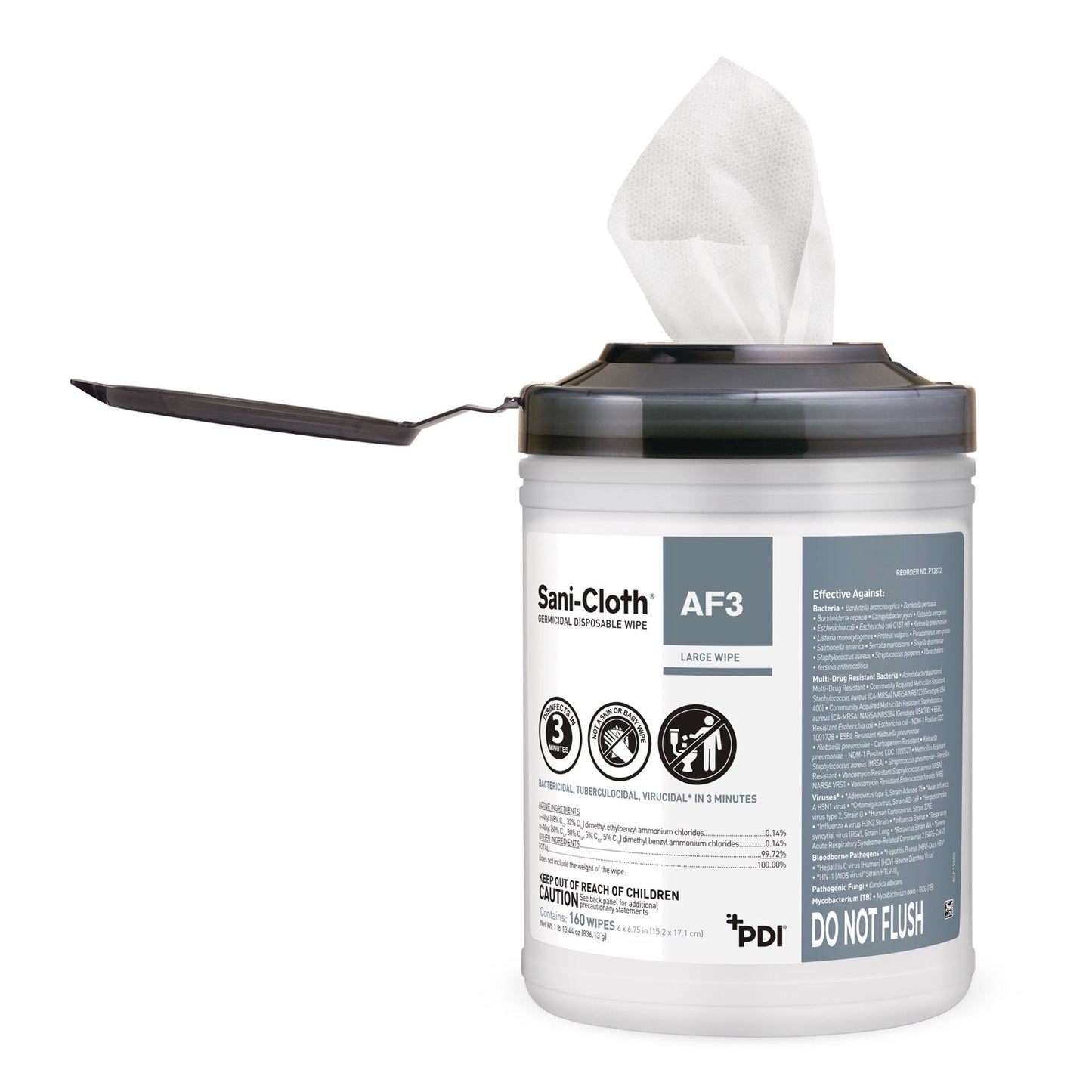 WIPE, SANI-CLOTH AF3 LARGE (160/CN12CN/CS)
