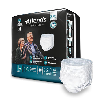 UNDERWEAR, PREMIER ATTENDS LG (14/BG 4BG/CS)