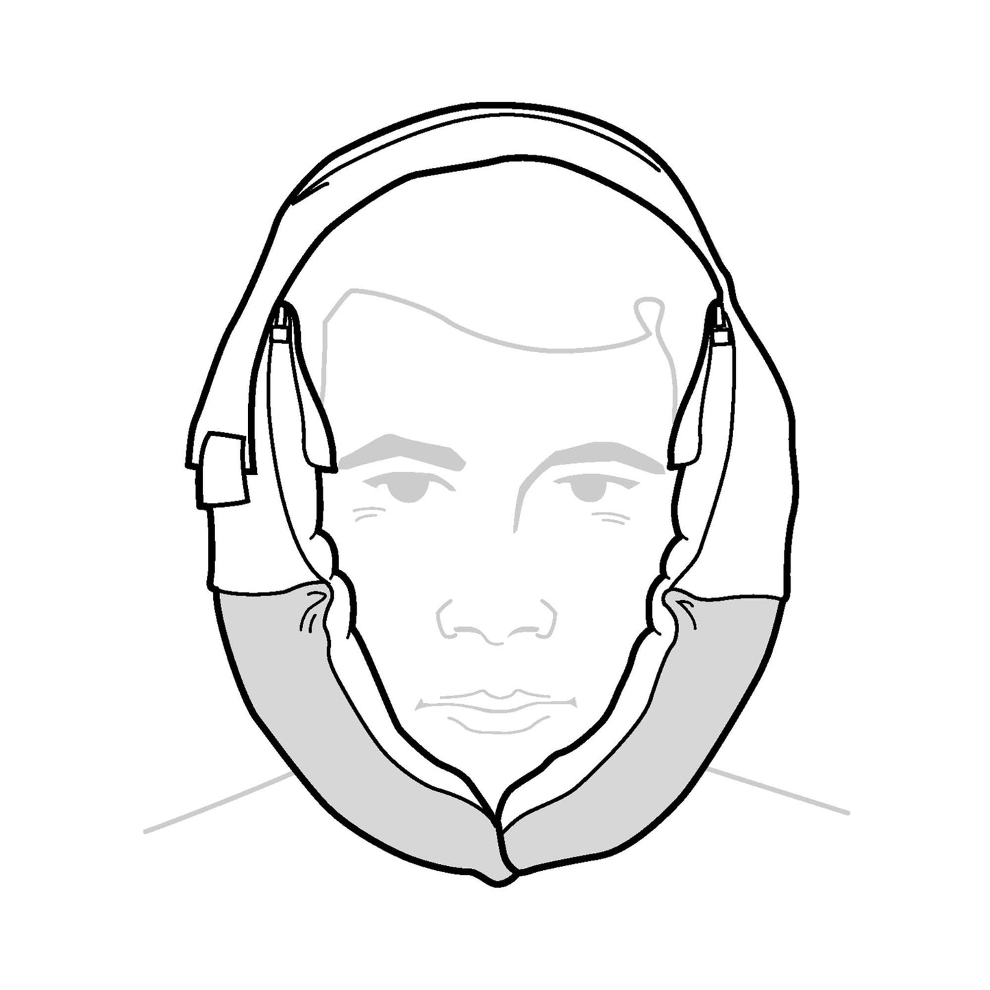 ICE BAG, FACE 33100 55-510 (1 2/BX)