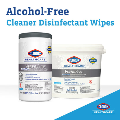 WIPE, DISINFECTANT VERSASURE ALCOHOL FREE (110/CT 2CT/CS)