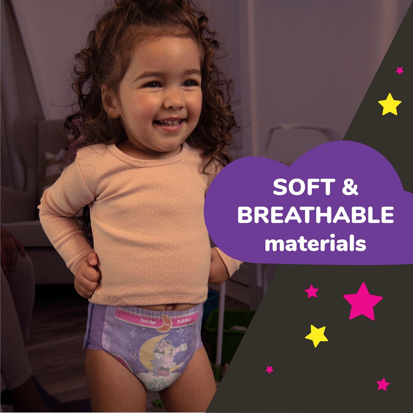 PANTS, PULL-UPS HUGGIES NIGHT TIME GIRLS 3T-4T (60EA/PK)
