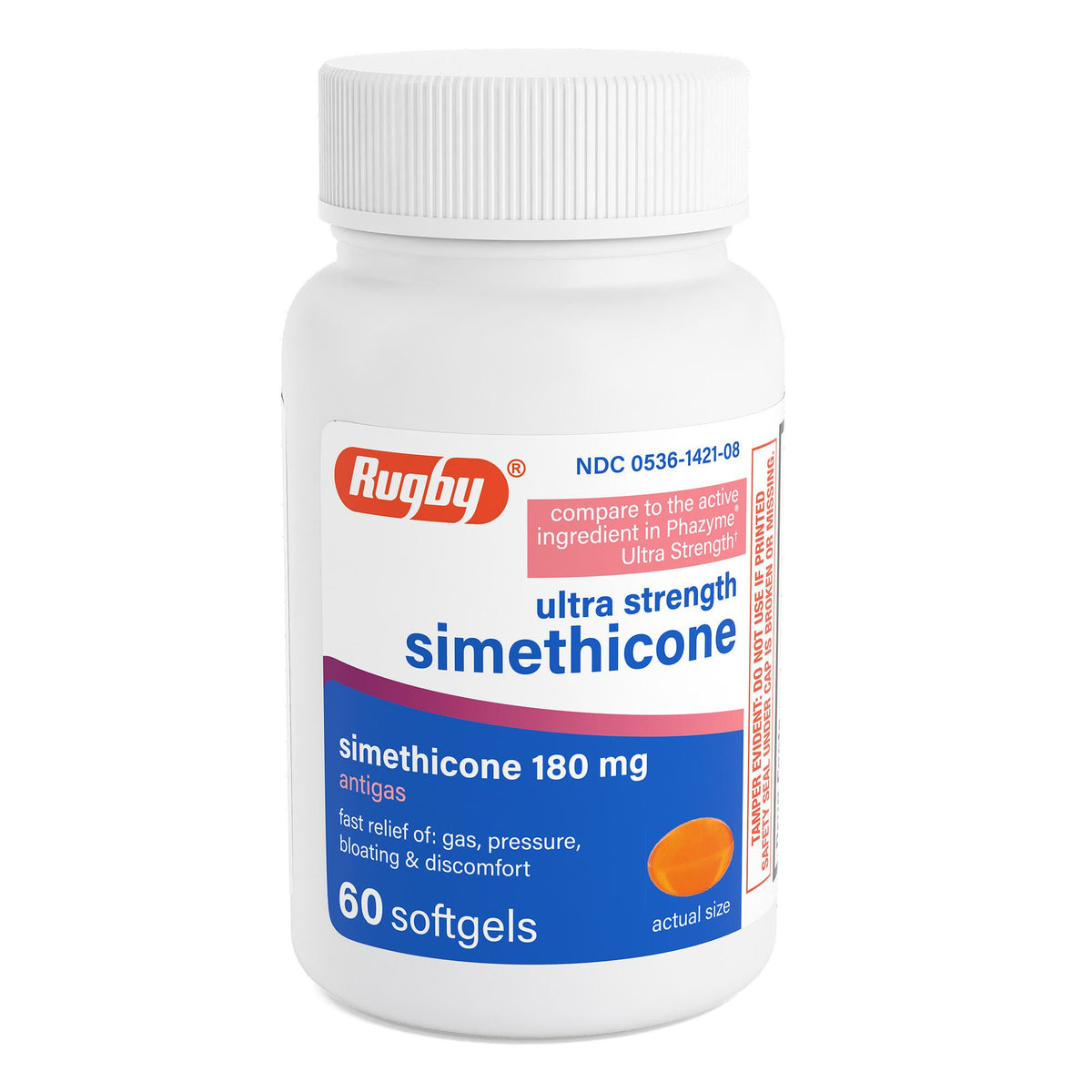 SIMETHICONE, CAP SGEL 180MG (60/BT)