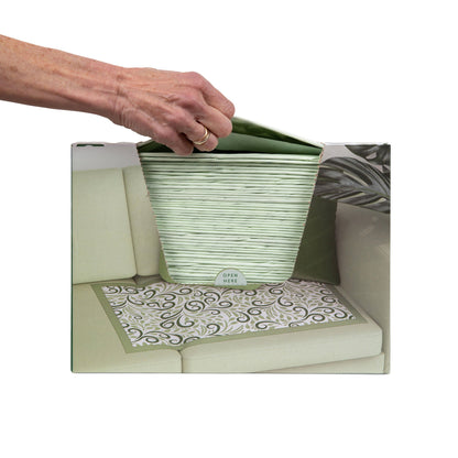 UNDERPAD, FLOURISH ABSRB F/SOFAS/BED SAGE GRN (25EA/BX 6BX/C