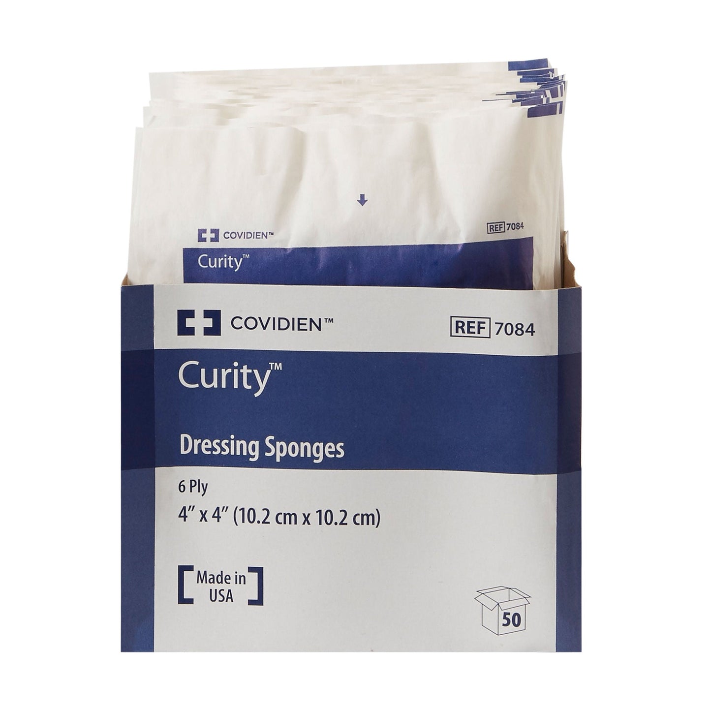 GAUZE, NON WOVEN ALL PURPOSE SPONGES 4X4" 6PLY (2/PK 25PK/CT