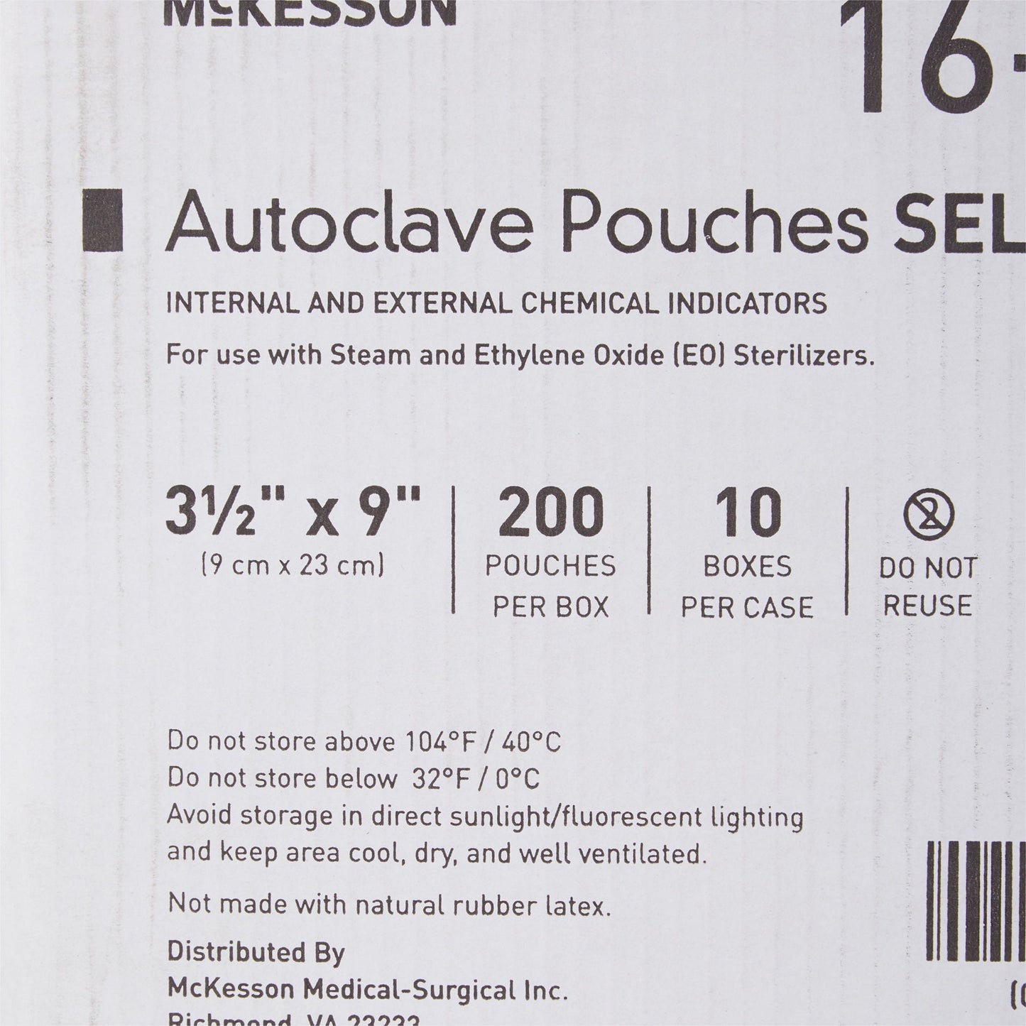 POUCH, SELF SEAL ECON 3.5X9 (200/BX 10BX/CS)