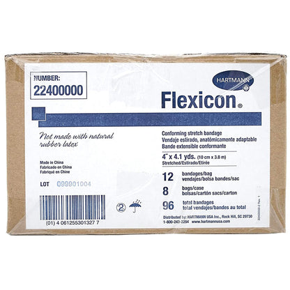 BANDAGE, ELAS GAUZE FLEXICN N/S 4"X4.1YD (12/BG 8BG/CS)