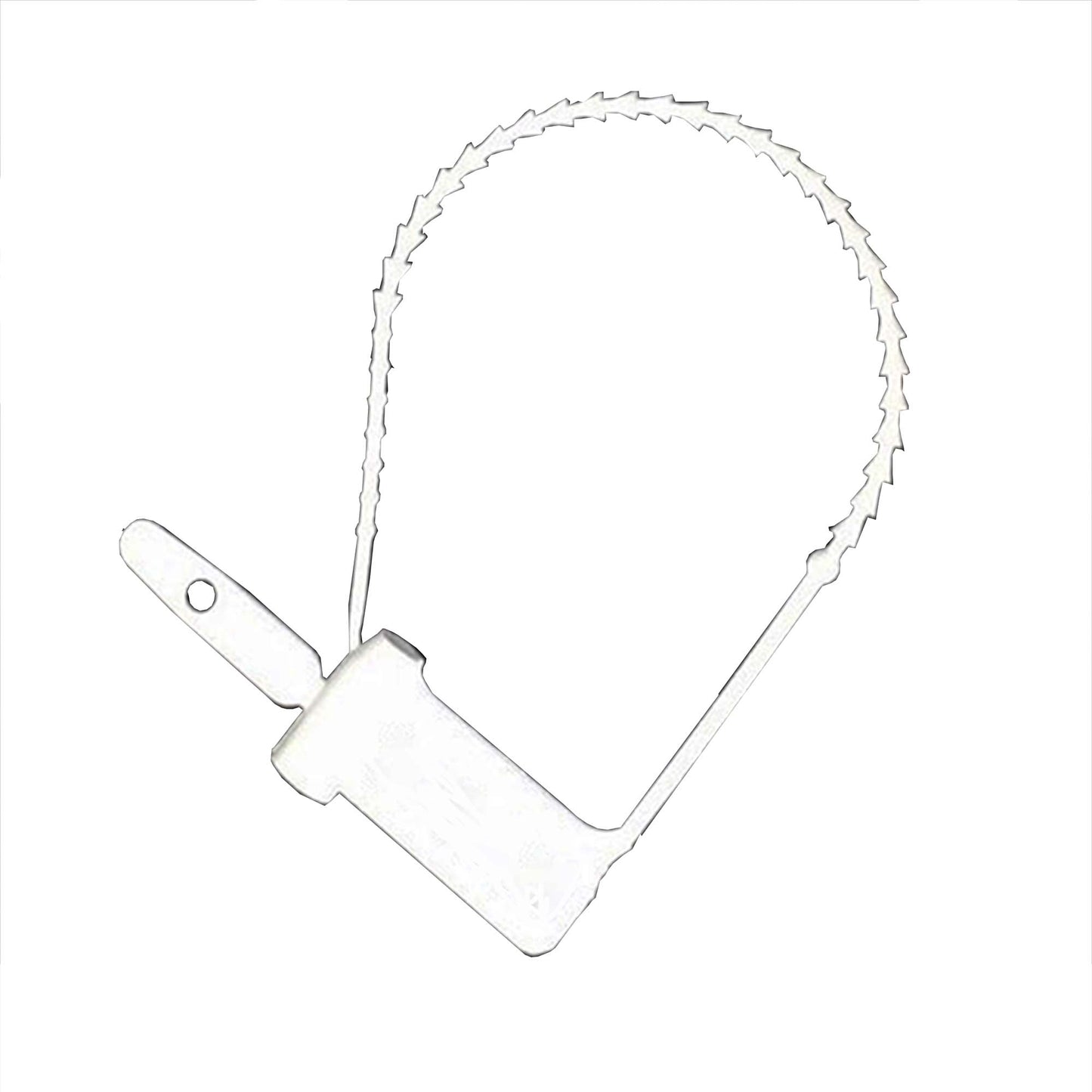 LOCK, CYNCH PLAS WHT DISP (100/PK)