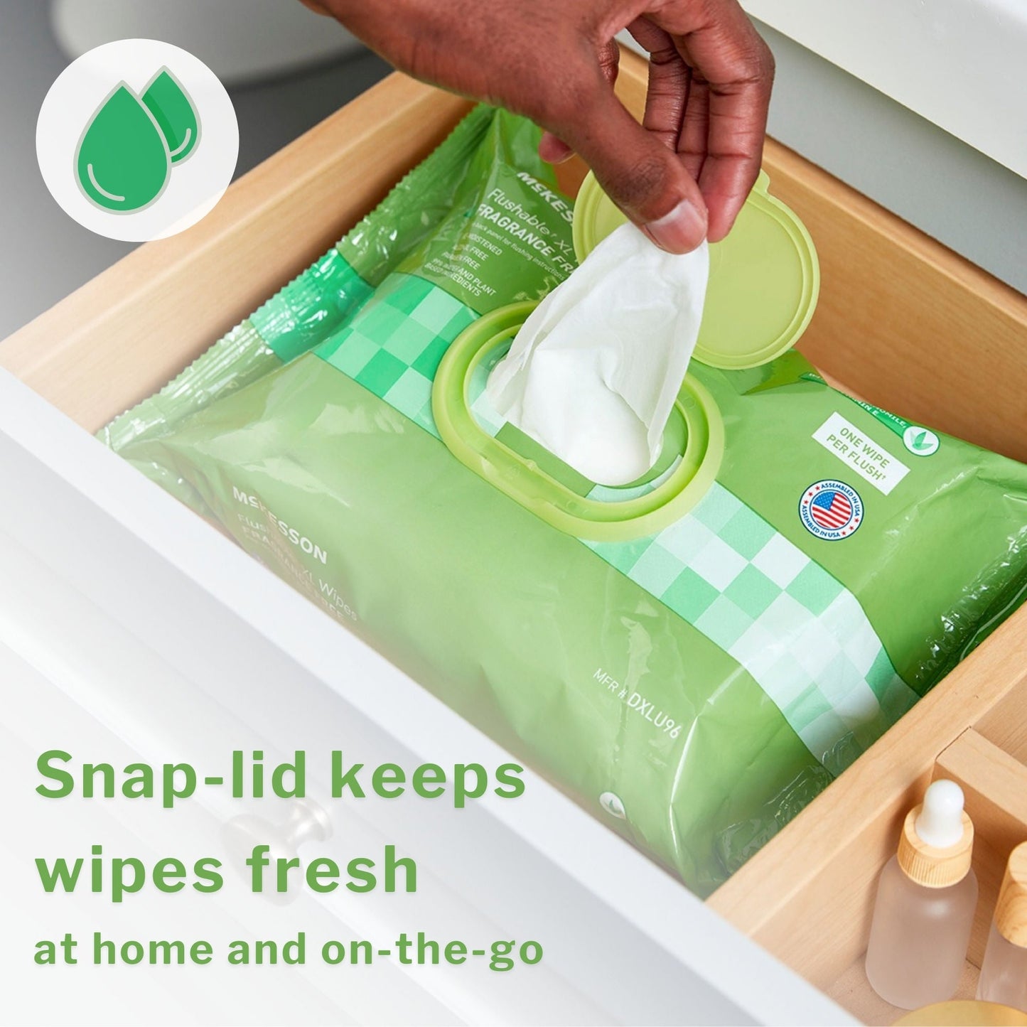 WIPE, WET FLUSHABLE UNSCNTED SFT PK W/LID (48/PK 12PK/CS)