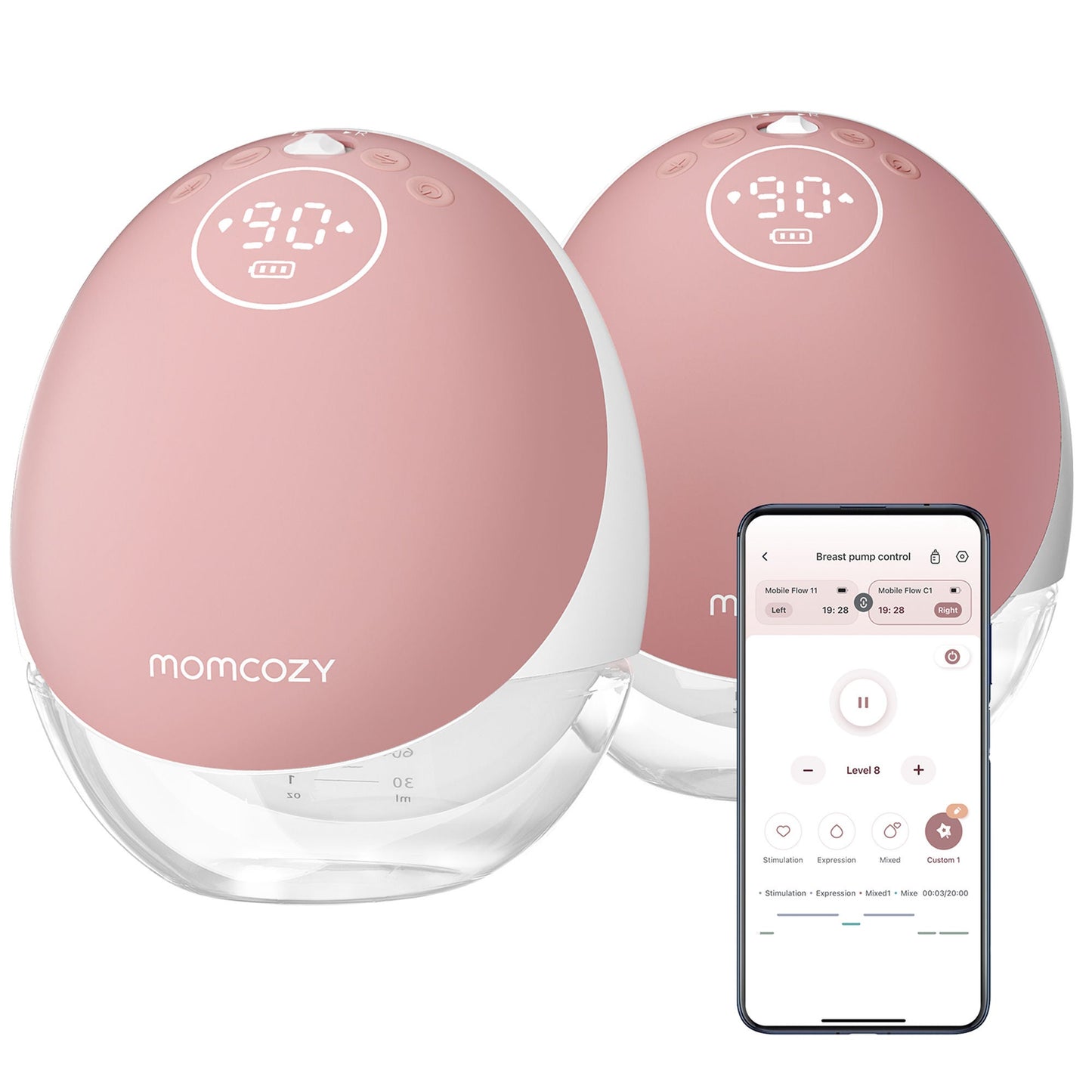 PUMP, BREAST WEARABLE MOBILE FLOW DBL