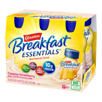 CARNATION, RTD BREAKFAST ESSENTIALS ORIG STRWBRY 8OZ (24/CS)