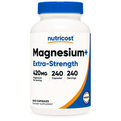 VITAMIN, CAP MAGNESIUM+ XS 420MG (240/BT 12BT/CS)