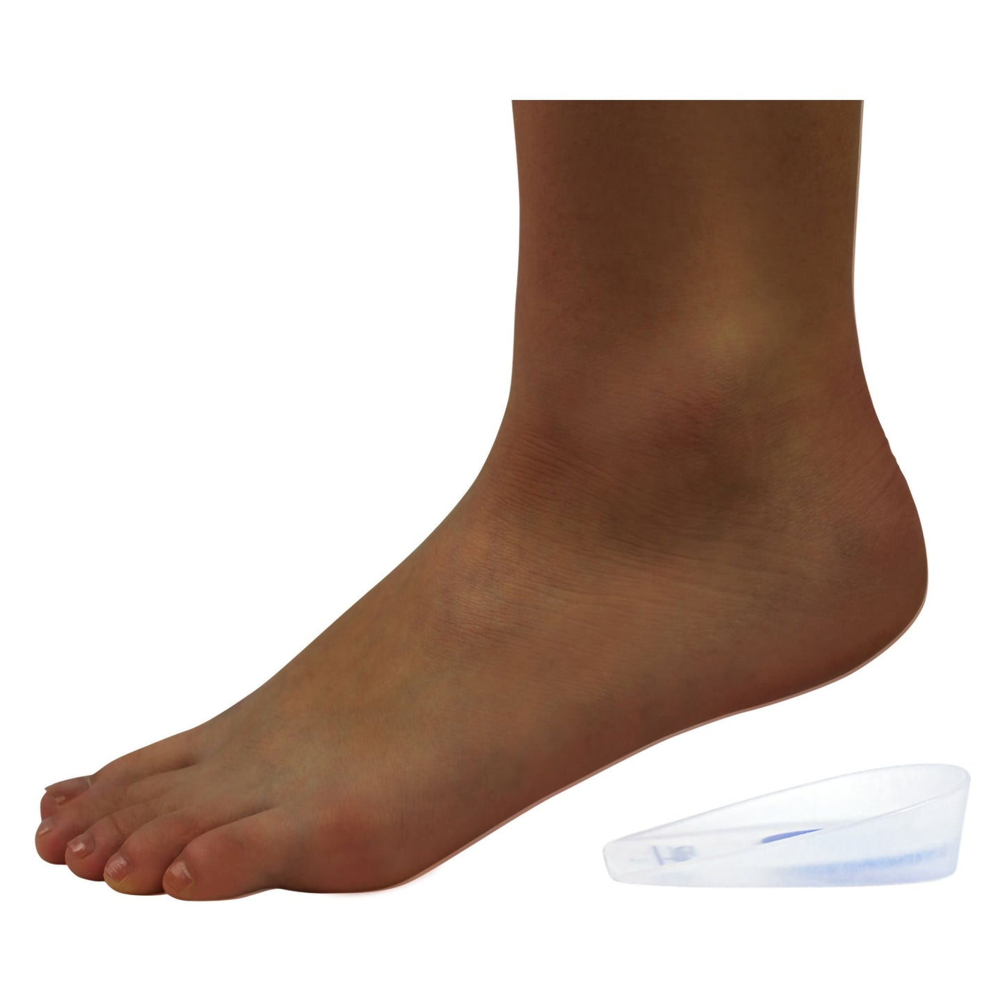 HEEL CUP, WONDER SPUR BLUE DOTSM