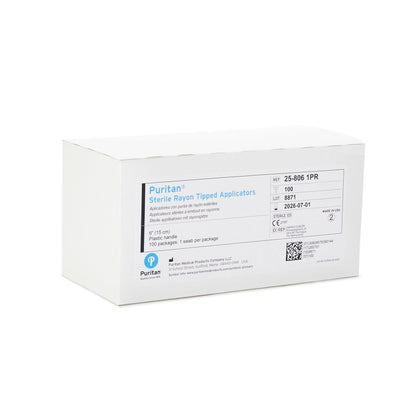APPLICATOR, RAYON TIP STR 6" (100/BX)