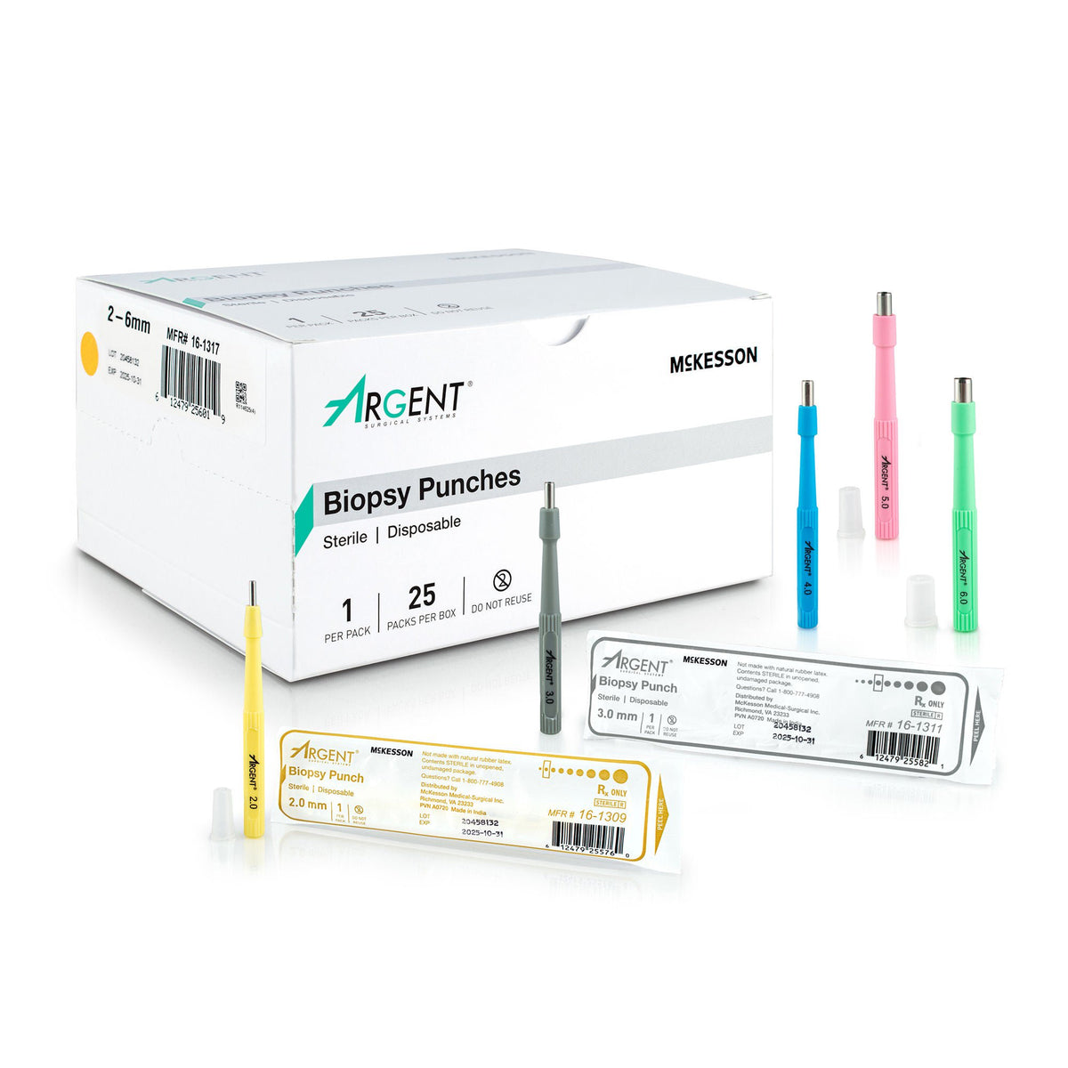PUNCH, BIOPSY DISP STR ASSORTED SZ (25BX 4BX/CS)