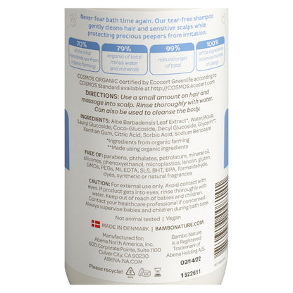 SHAMPOO, BABY BAMBOO NATURE TEAR CLR 16.9FL OZ (6/CS)