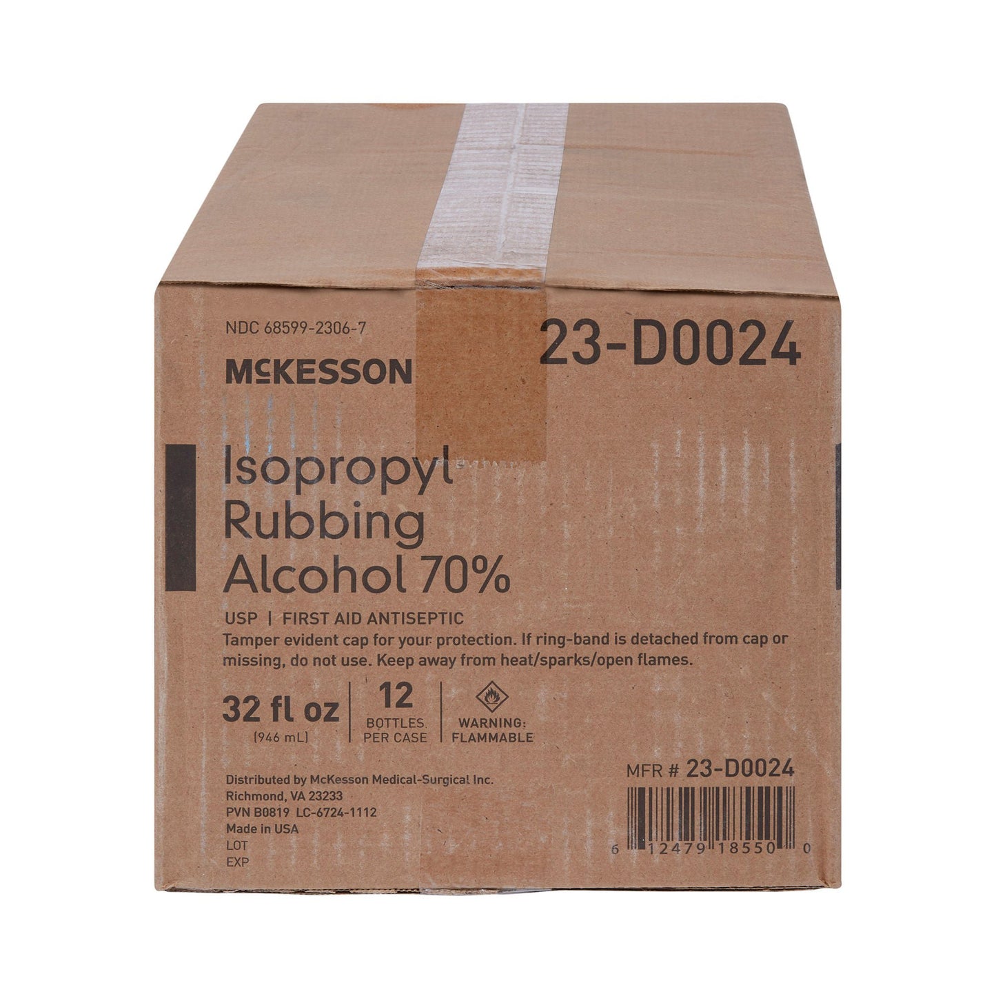ALCOHOL, ISOPROPYL 70% QT (12/CS)