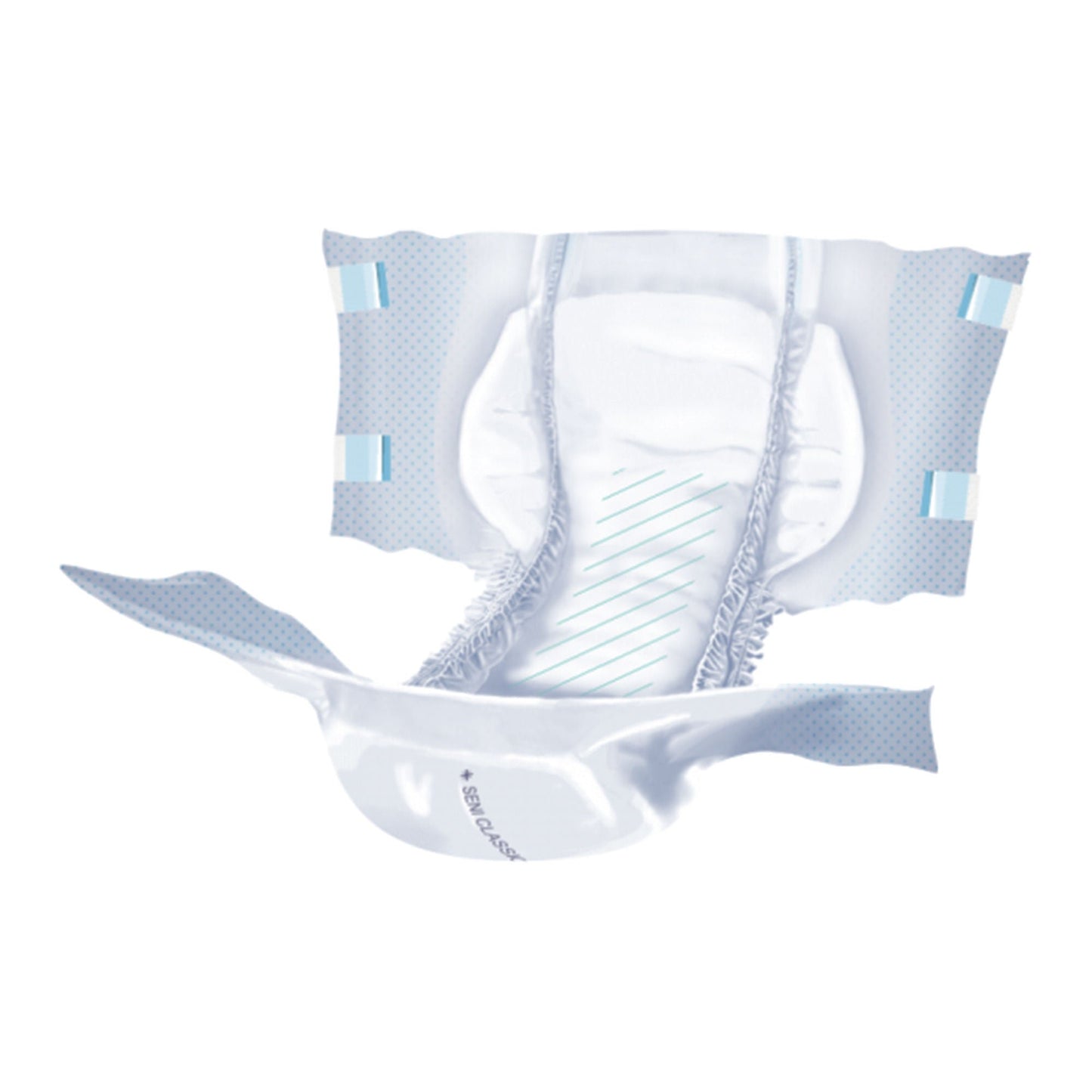 BRIEF, UNSX SENI CLASSIC MED WHT 30-43" (25/PK 4PK/CS)