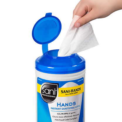 WIPES, SANI PROFESSIONAL HANDS65.9% ALCOHOL (300/CN 6CN/CS)