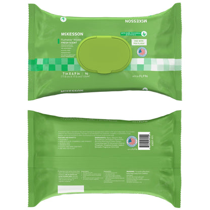 WIPE, WET FLUSHABLE SCENTED SFT PK W/LID (96/PK 6PK/CS)