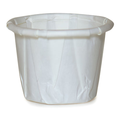 CUP, SOUFFLE PORTN TRTD PAPER WHT 0.5OZ (250/SL 20SL/CS)