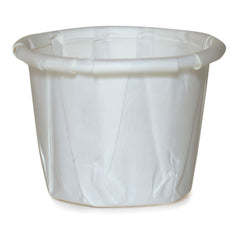 CUP, SOUFFLE PORTN TRTD PAPER WHT 0.5OZ (250/SL 20SL/CS)