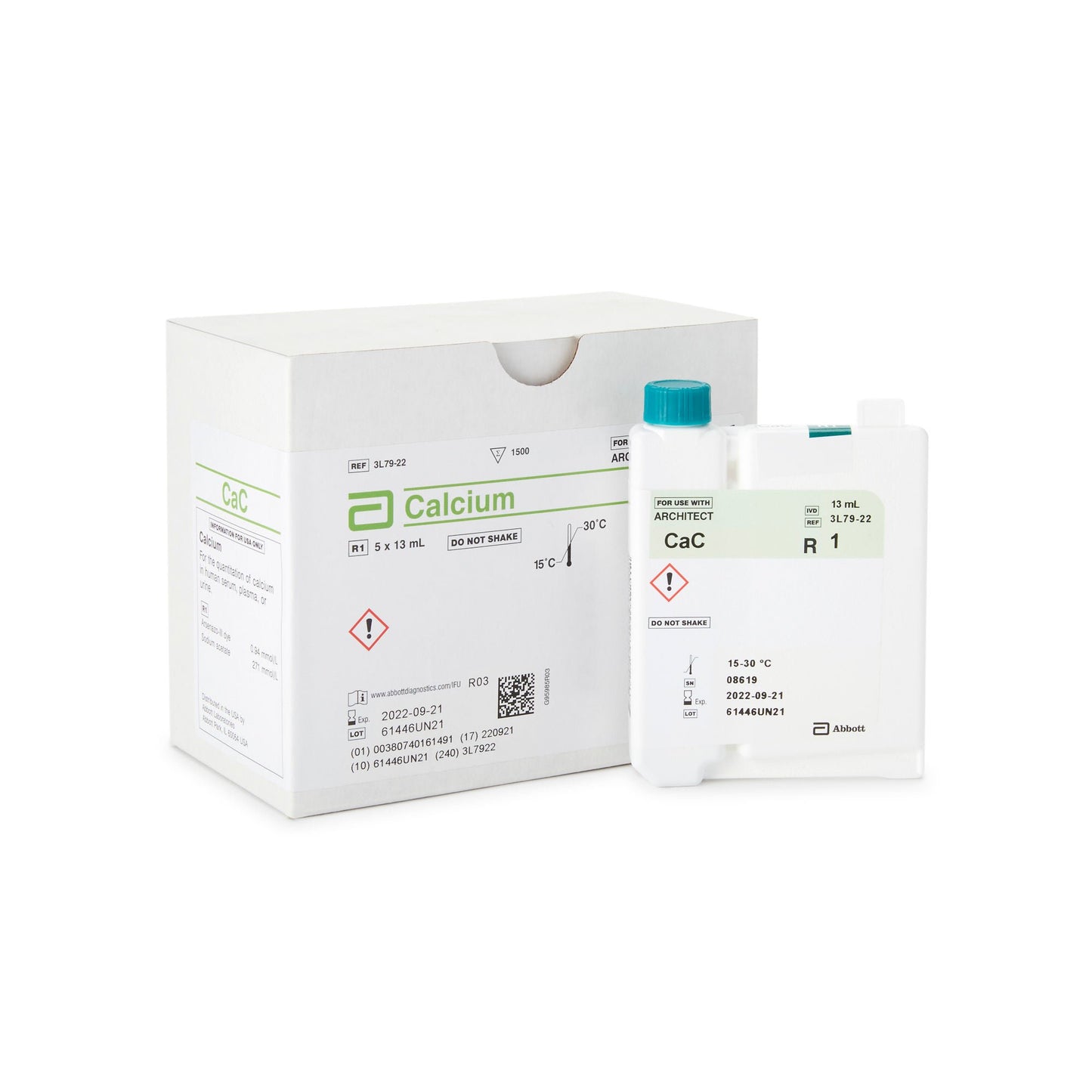REAGENT, AEROSET CALCIUM (1500TESTS/BX)