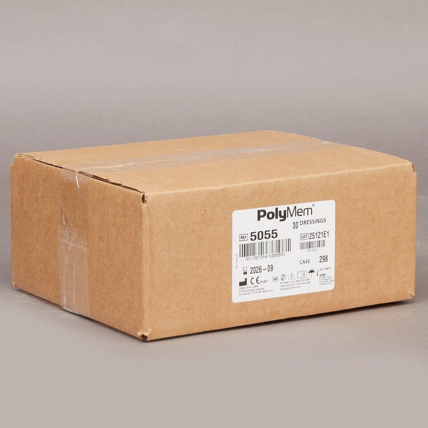 DRESSING, POLYMEM WND CARE 5X5" (15/BX)
