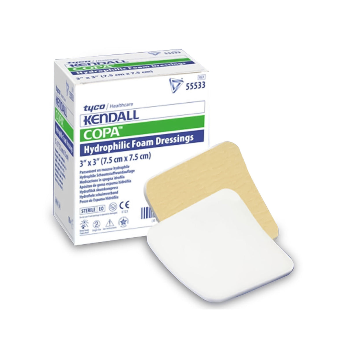 DRESSING, KENDALL FM 3"X3" (10/BX 5BX/CS)