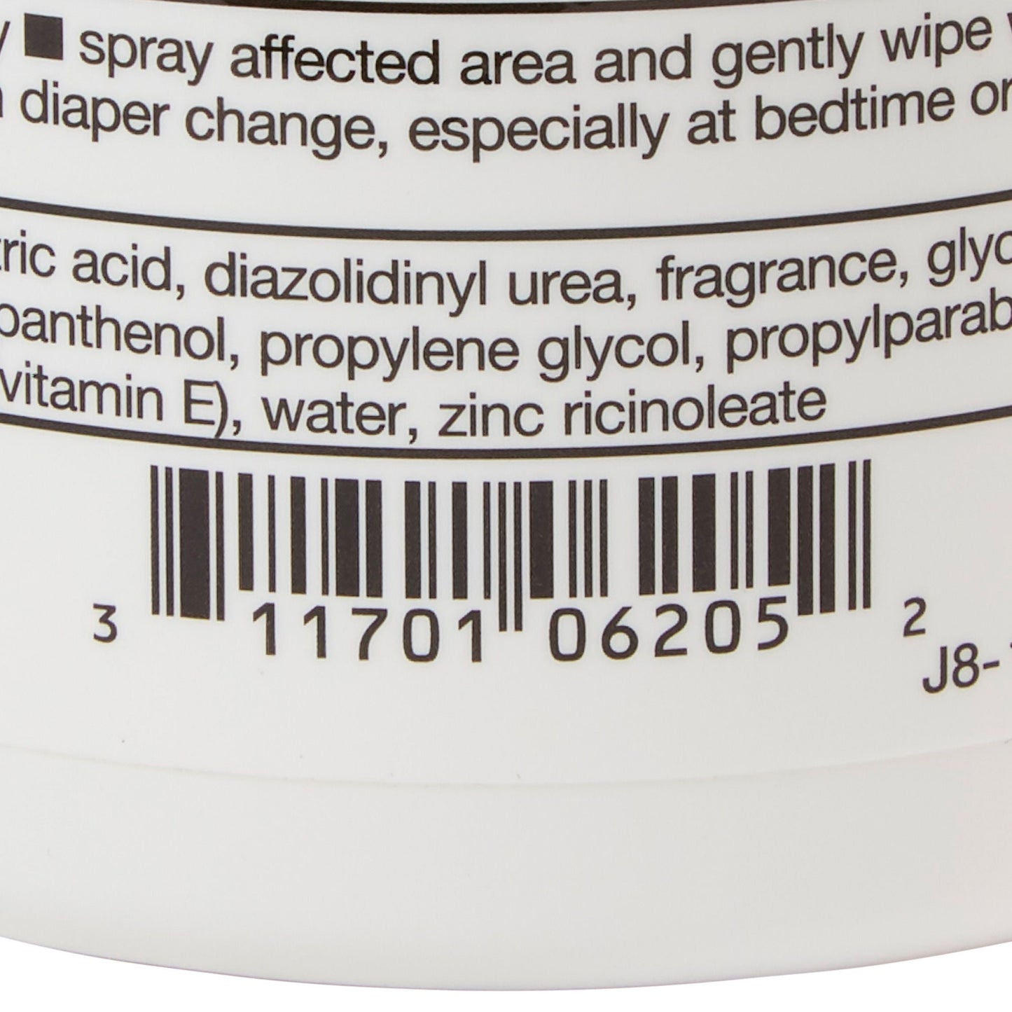 LOTION, BAZA CLEANSE/PROT ODORCNTRL SPRY 8OZ (12/ COLPLT