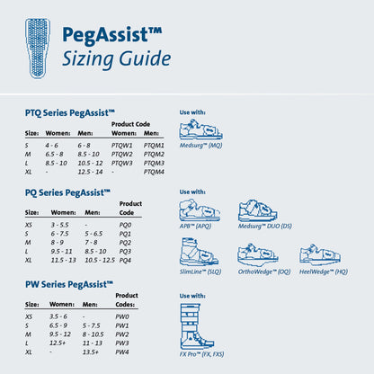 INSOLE, PEG-ASSIST MALE XLG (36/CS)