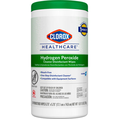WIPE, WET HYDROGENPEROXIDE 6.75X5.75(155/CT 6CT/CS)