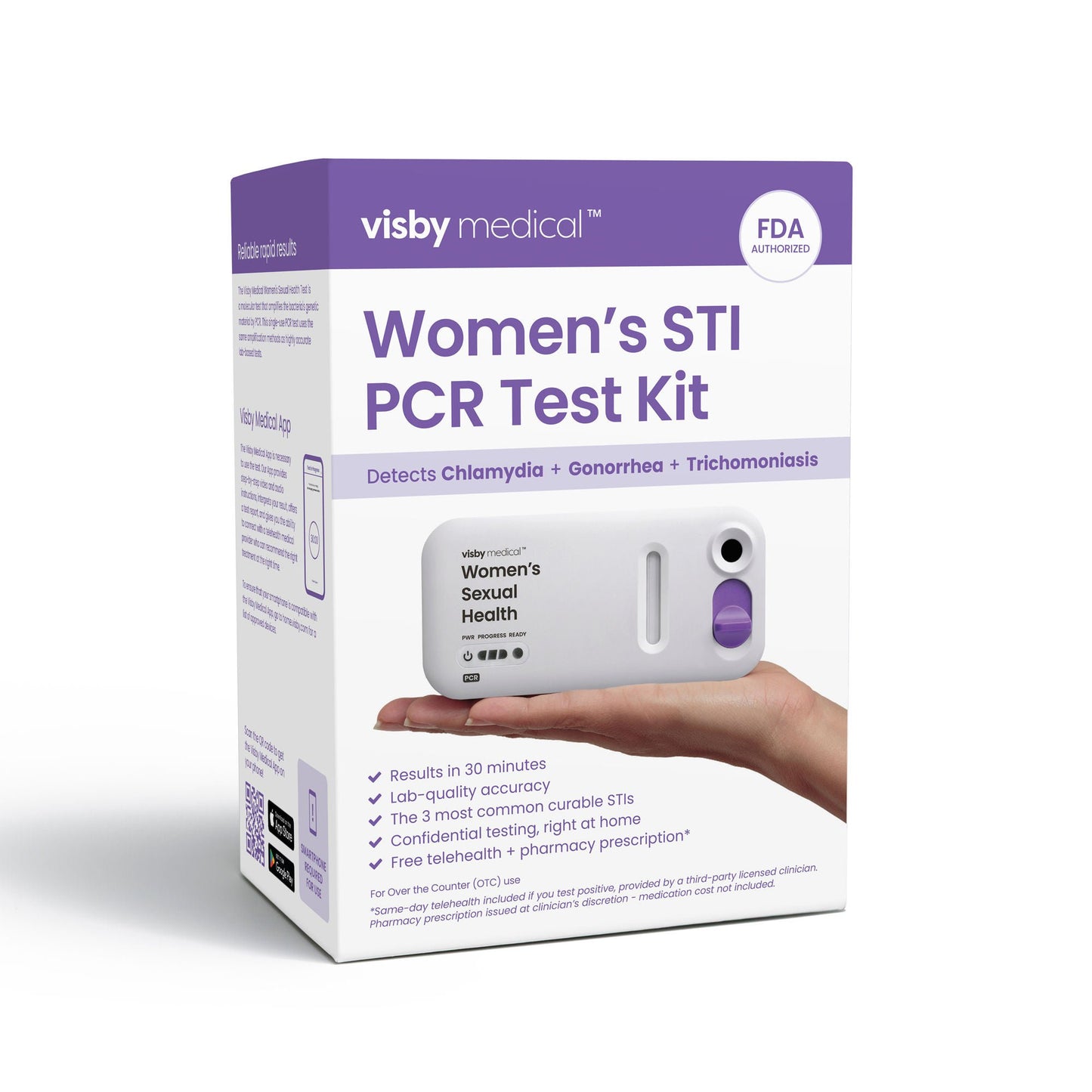 TEST, SEXUAL HEALTH SNGL PK OTC SHIPPER