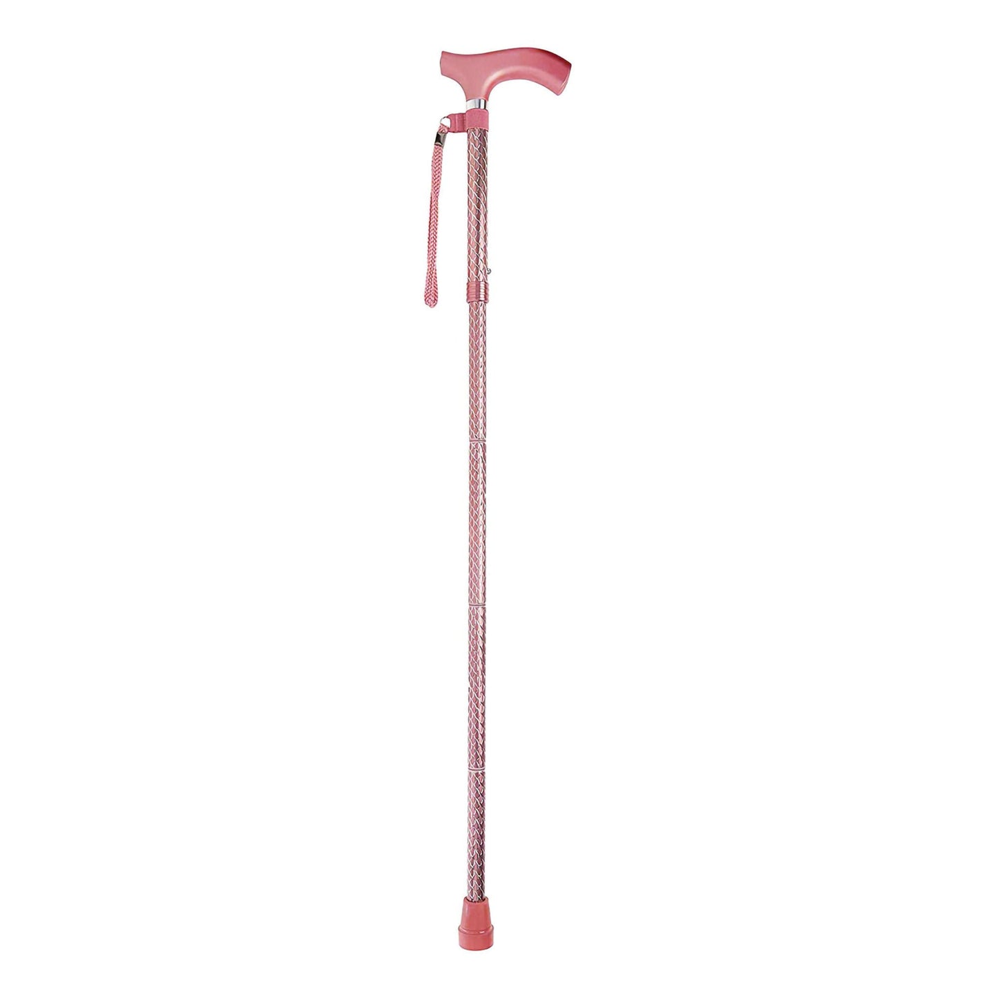 CANE, FOLDING WALKING STICK SWITCH STICKS ENGRAVED ROSE GOLD