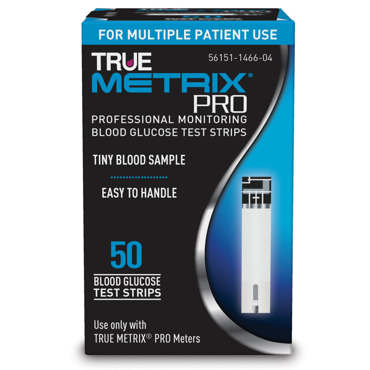TEST STRIP, BLD GLUC TRUE METRIX PRO NFRS (50/BX 24BX/CS)