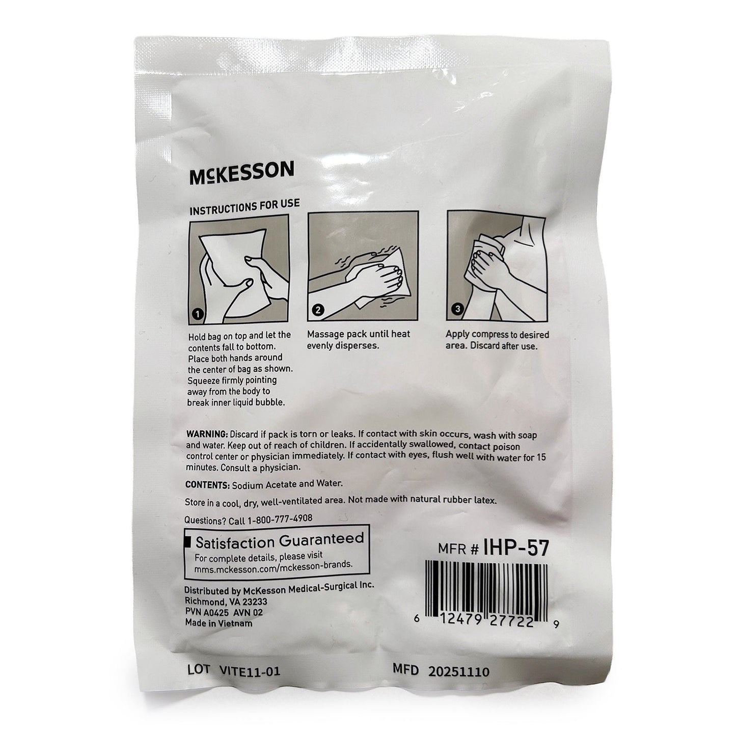 COMPRESS, HOT INSTANT LF 5"X7"(24/CS)