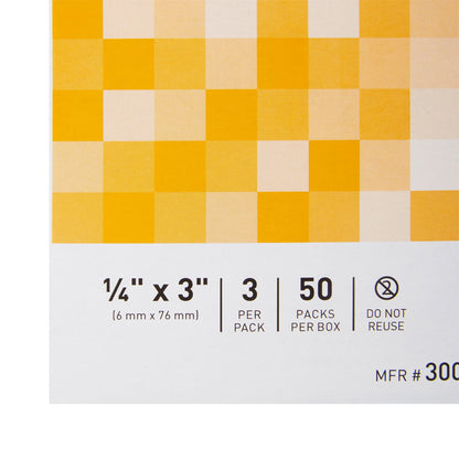 CLOSURE, SKIN FLEX LF TAN 1/4X3" (3/PK 50PK/BX 4BX/CS)