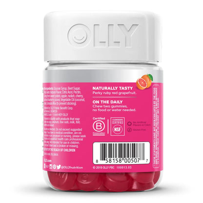 OLLY, GUMMY UNDENIABLE GRAPEFRUIT (60/BT)