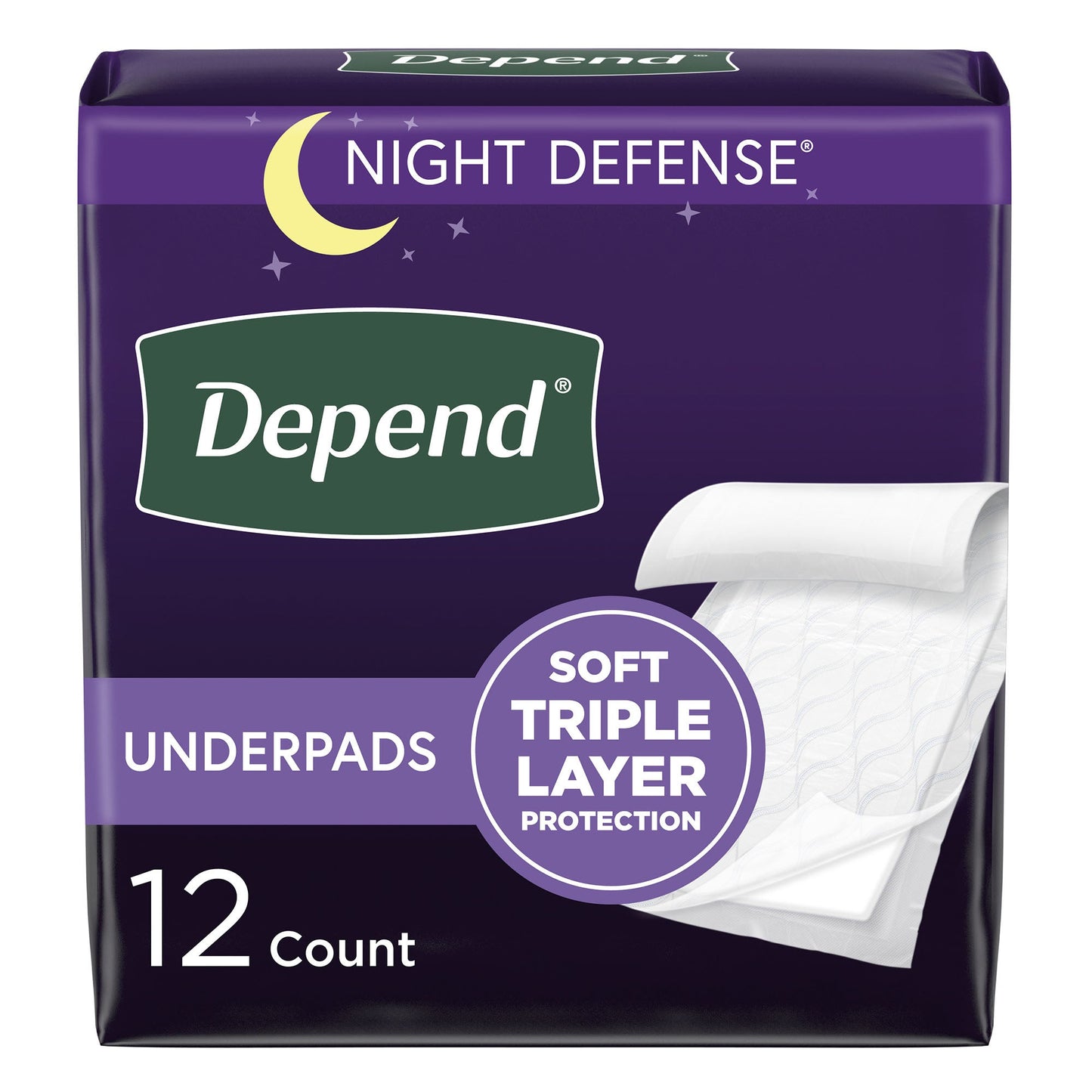 PROTECTOR, BED DEPEND (12/PK 2PK/CS)