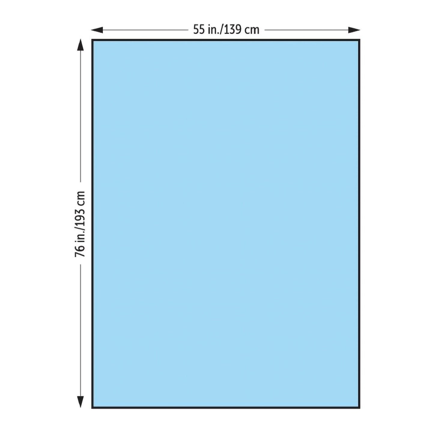 DRAPE, SURG REVERSE FOLD STR LG 55"X76" (48/CS)