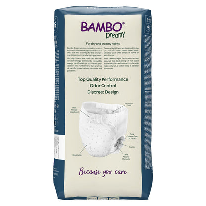PANTS, TRAINING BAMBO NATURE DREAMY 8-15YRS (10/PK 6PK/CS)